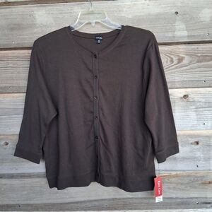 🆕️ Rafaella Button Front Easy Care Cardigan